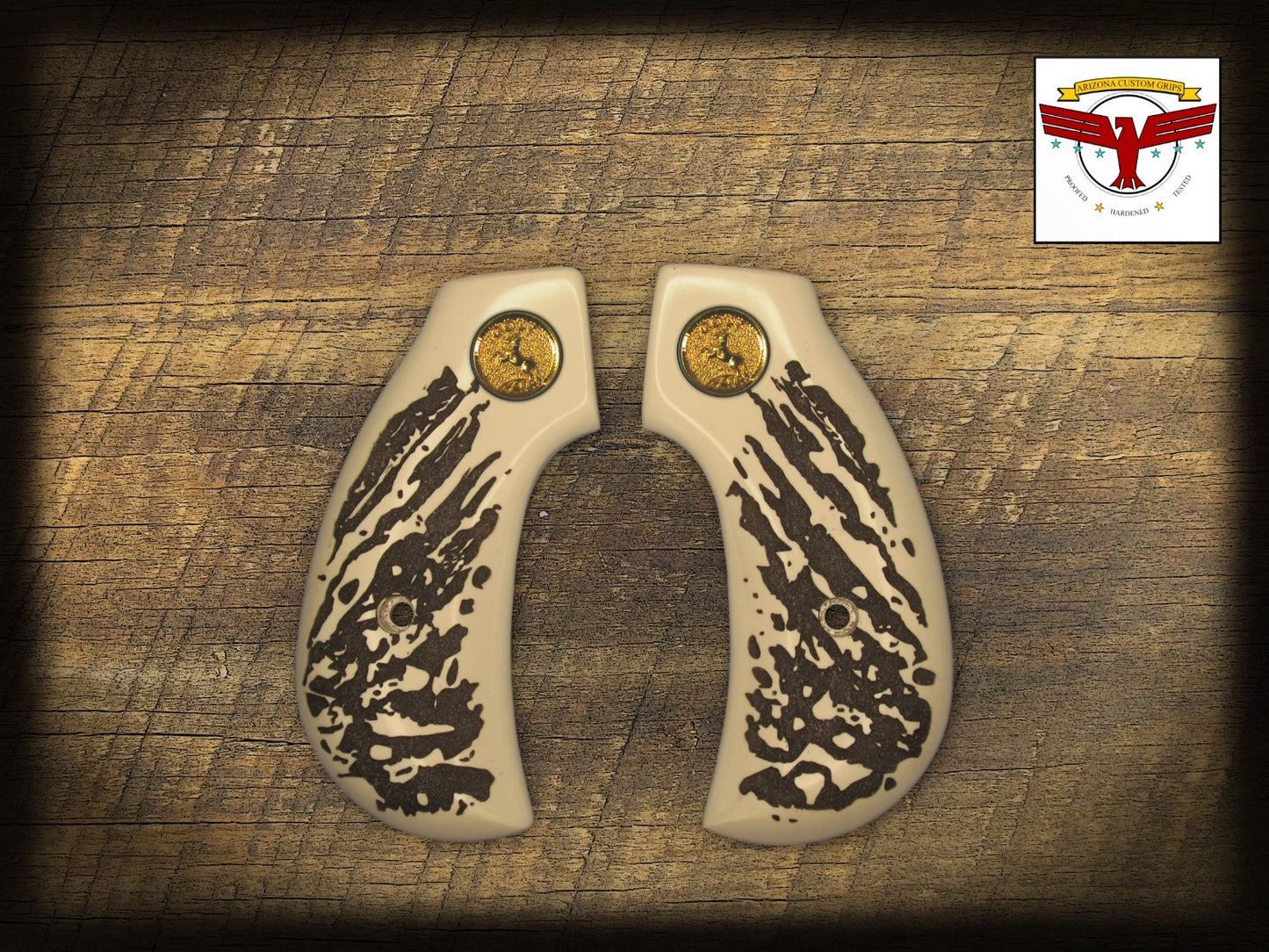 HENRY BIG BOY or GOLDEN BOY BIRDSHEAD REVOLVER GRIPS ~ MAGNA-TUSK™ WHITE STAG