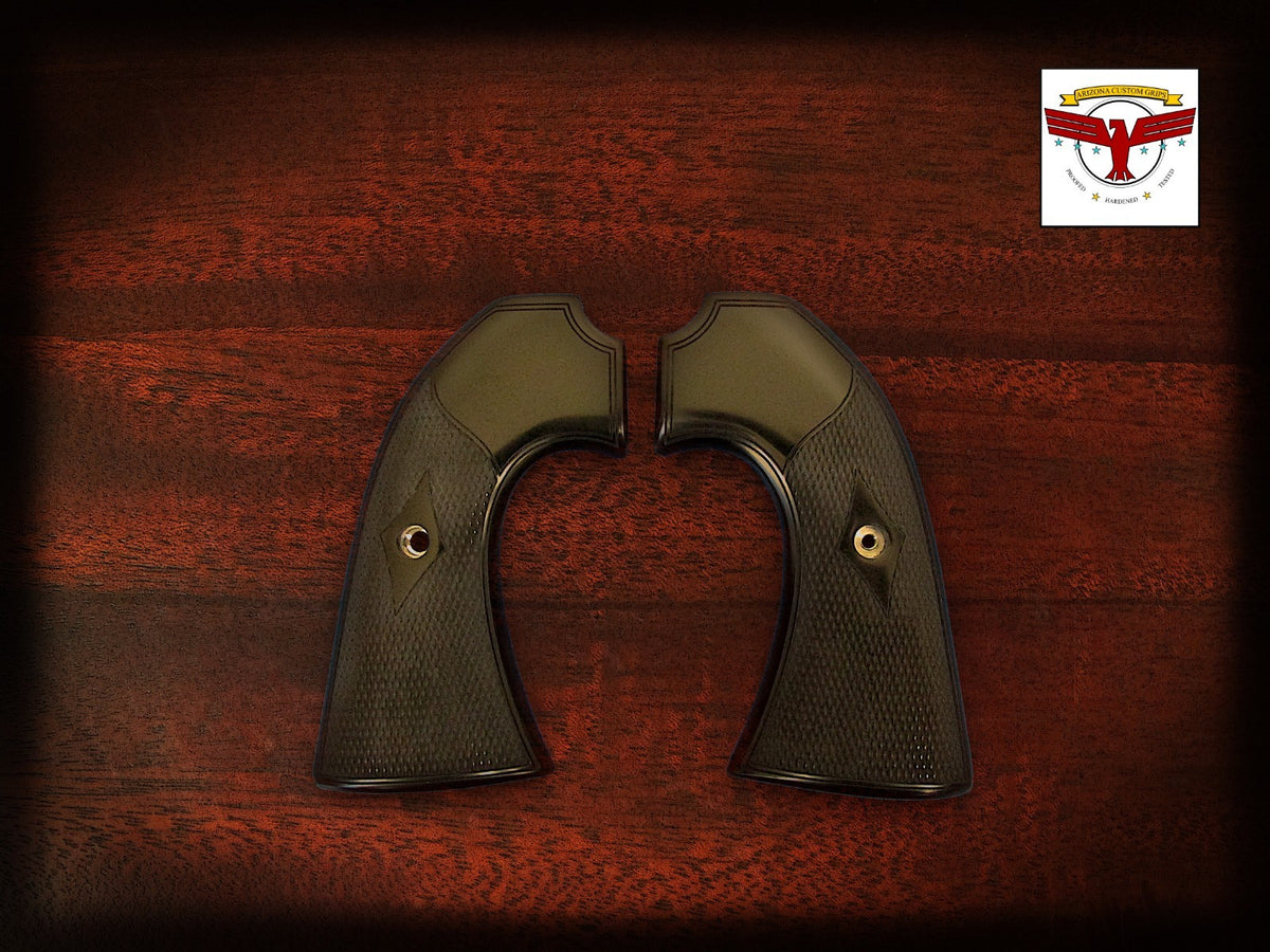 UBERTI BISLEY MAGNA-TUSK™ GRIPS ~ BLACK IVORY CHECKERED ~ CIMARRON, TAYLOR'S