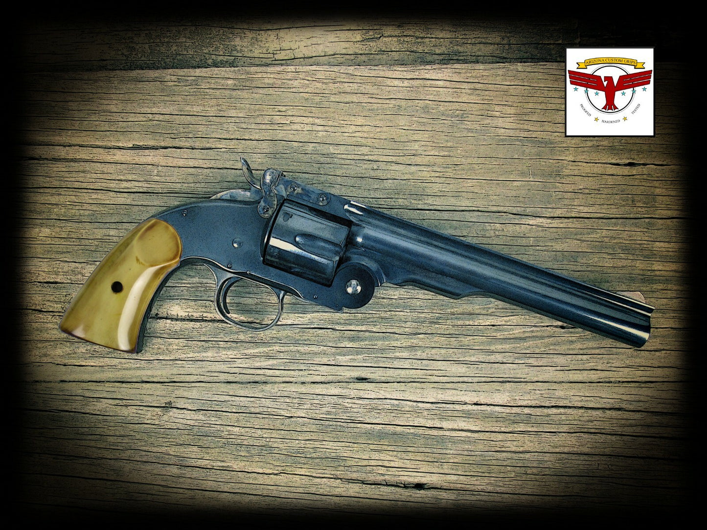 UBERTI SCHOFIELD AGED IVORY GRIPS CIMARRON NAVY ARMS STOEGER TAYLORS SCOFIELD ^