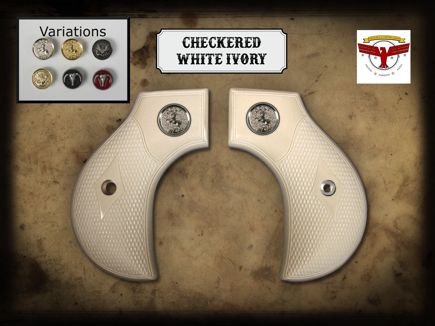 PIETTA THUNDERBALL El Malo 2 1851 1860 Yank Navy Army Snub 2P Check IVORY GRIPS