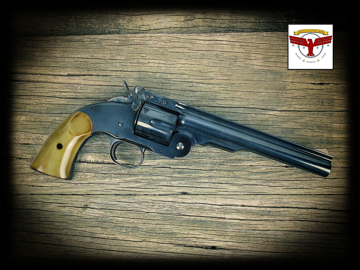 UBERTI SCHOFIELD AGED IVORY GRIPS CIMARRON NAVY ARMS STOEGER TAYLORS SCOFIELD ^