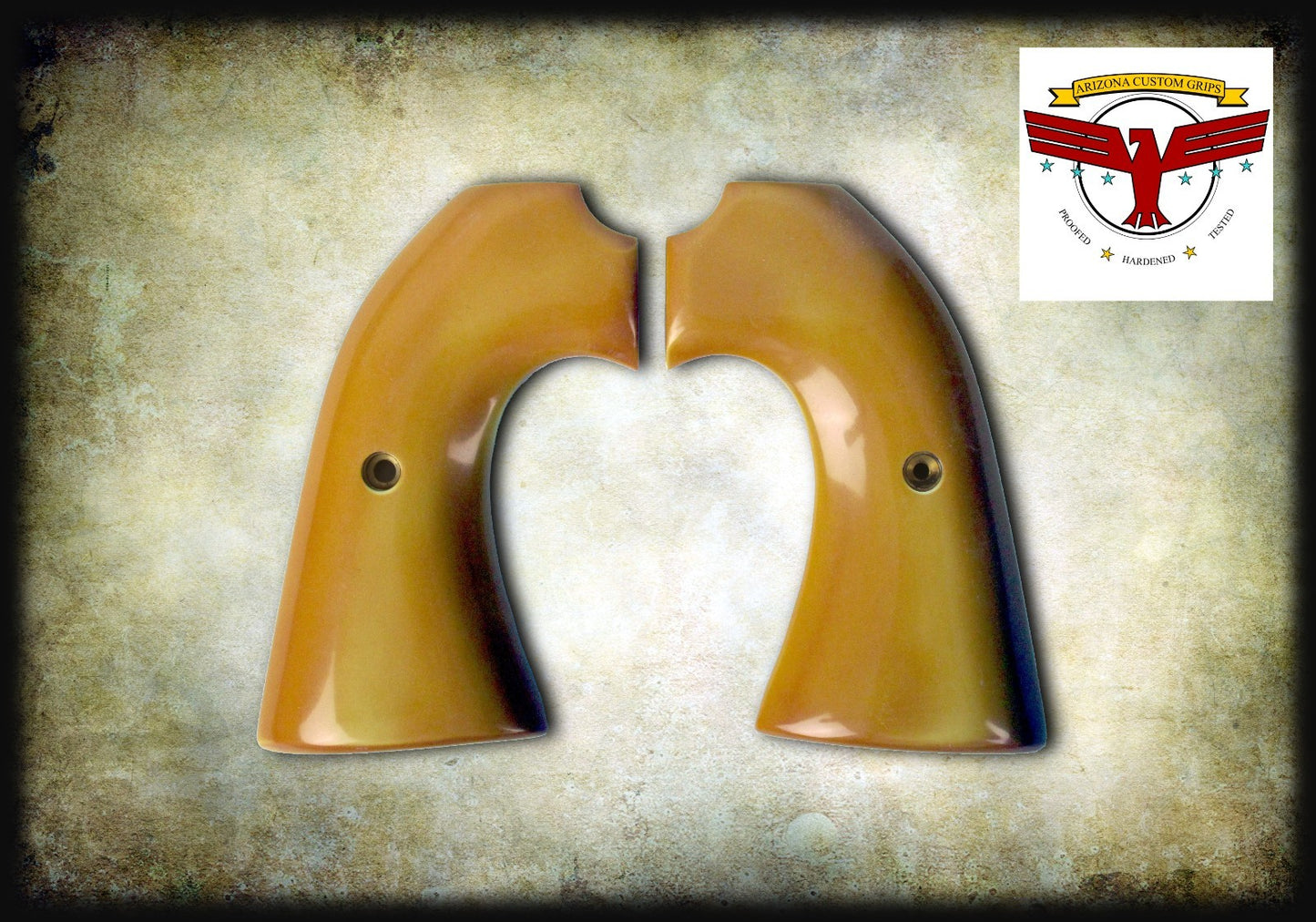 COLT BISLEY MAGNA-TUSK™ AGED IVORY GRIPS ~ SINGLE ACTION ARMY ~ SAA ^