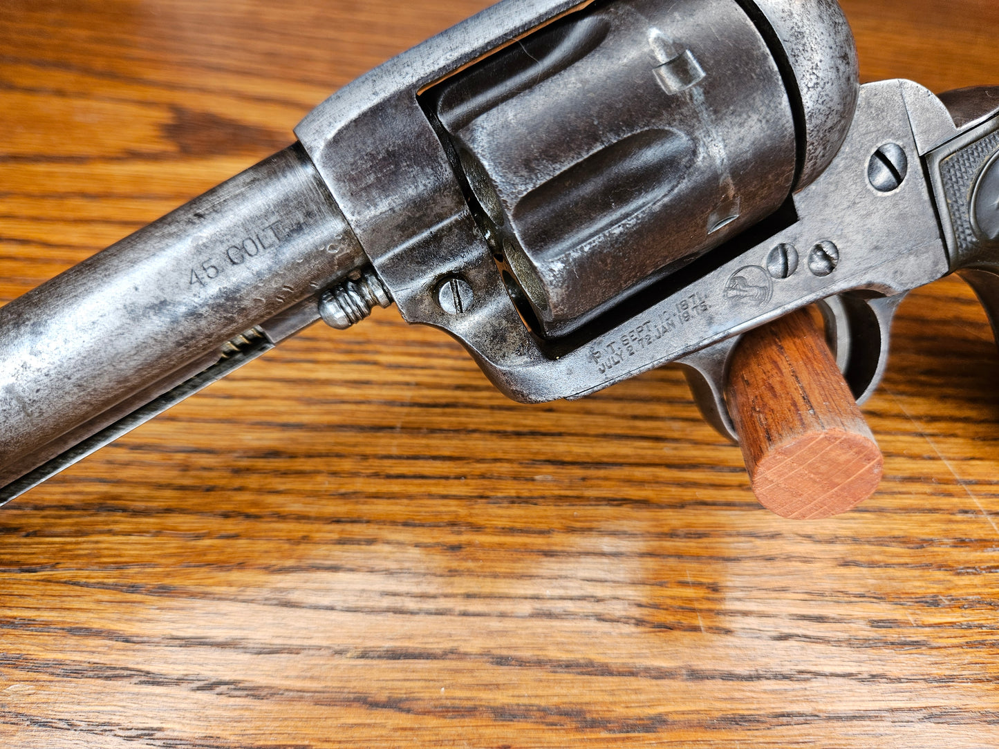 Colt 1st Gen Single Action Army SAA Mfg. 1896 First Generation .45 W/ Original Finish & Grips ATF Antique Firearm