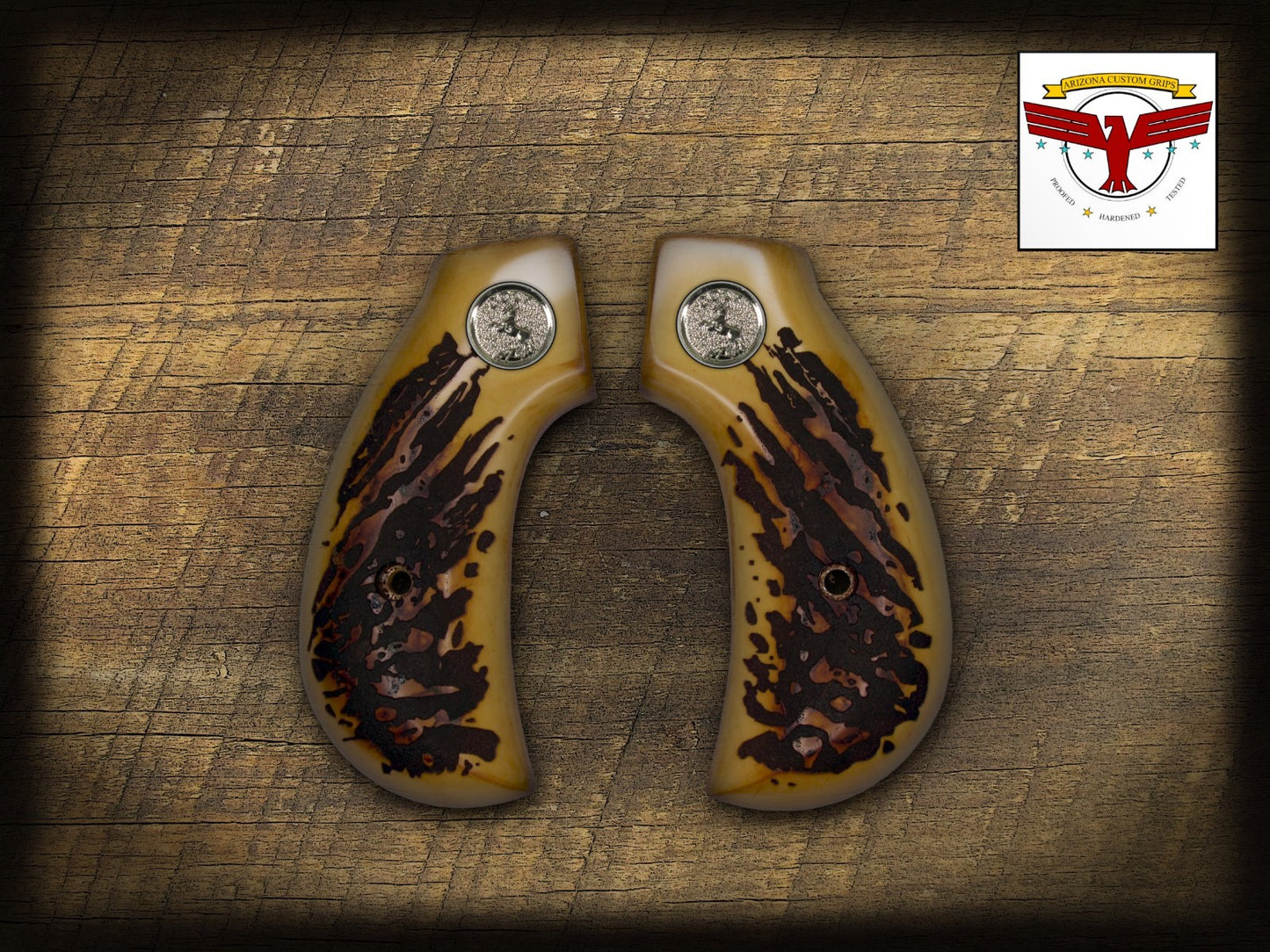 HENRY BIG BOY or GOLDEN BOY BIRDSHEAD REVOLVER GRIPS ~ MAGNA-TUSK™ AGED STAG
