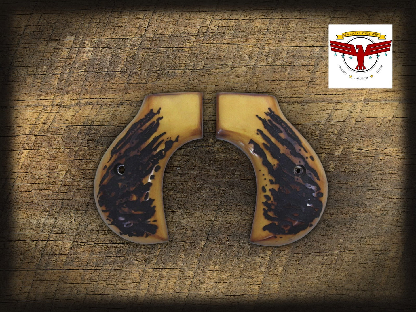 UBERTI / CIMARRON THUNDERER SAA MAGNA-TUSK™ AGED STAG GRIPS (alsoThunderstorm )