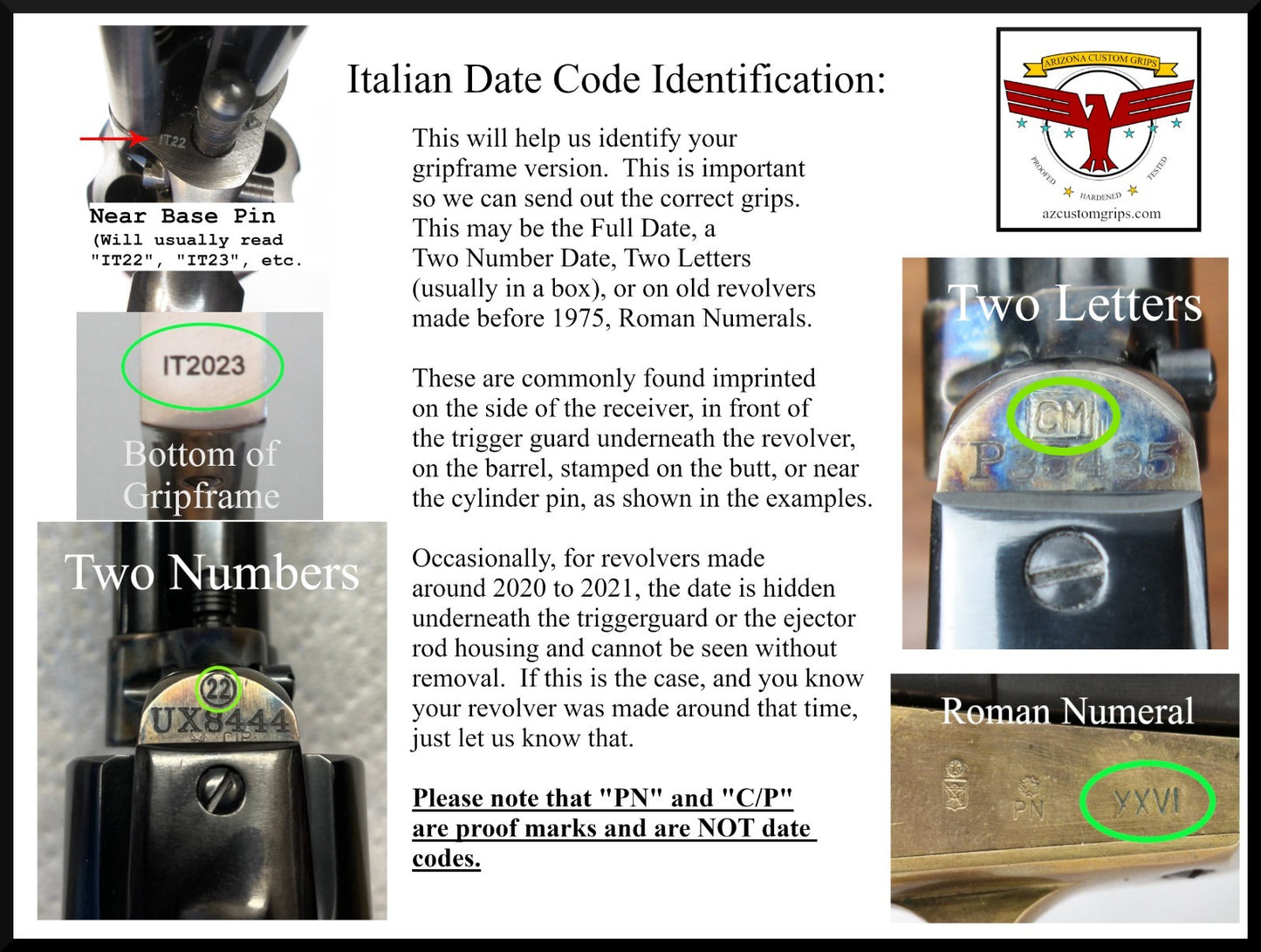 PIETTA FRONTIER, PISTOLERO, GREAT WESTERN II 2 MAGNA-TUSK GRIPS ~ 1P BLACK IVORY