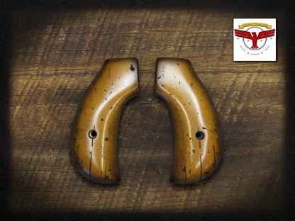 HENRY BIG BOY or GOLDEN BOY BIRDSHEAD GRIPS ~ MAGNA-TUSK™ AGED DISTRESSED IVORY