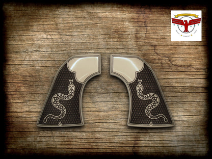 UBERTI SAA GRIPS Cattleman, Evil Roy, El Patron, Pistoleer ~ 1P RATTLESNAKE