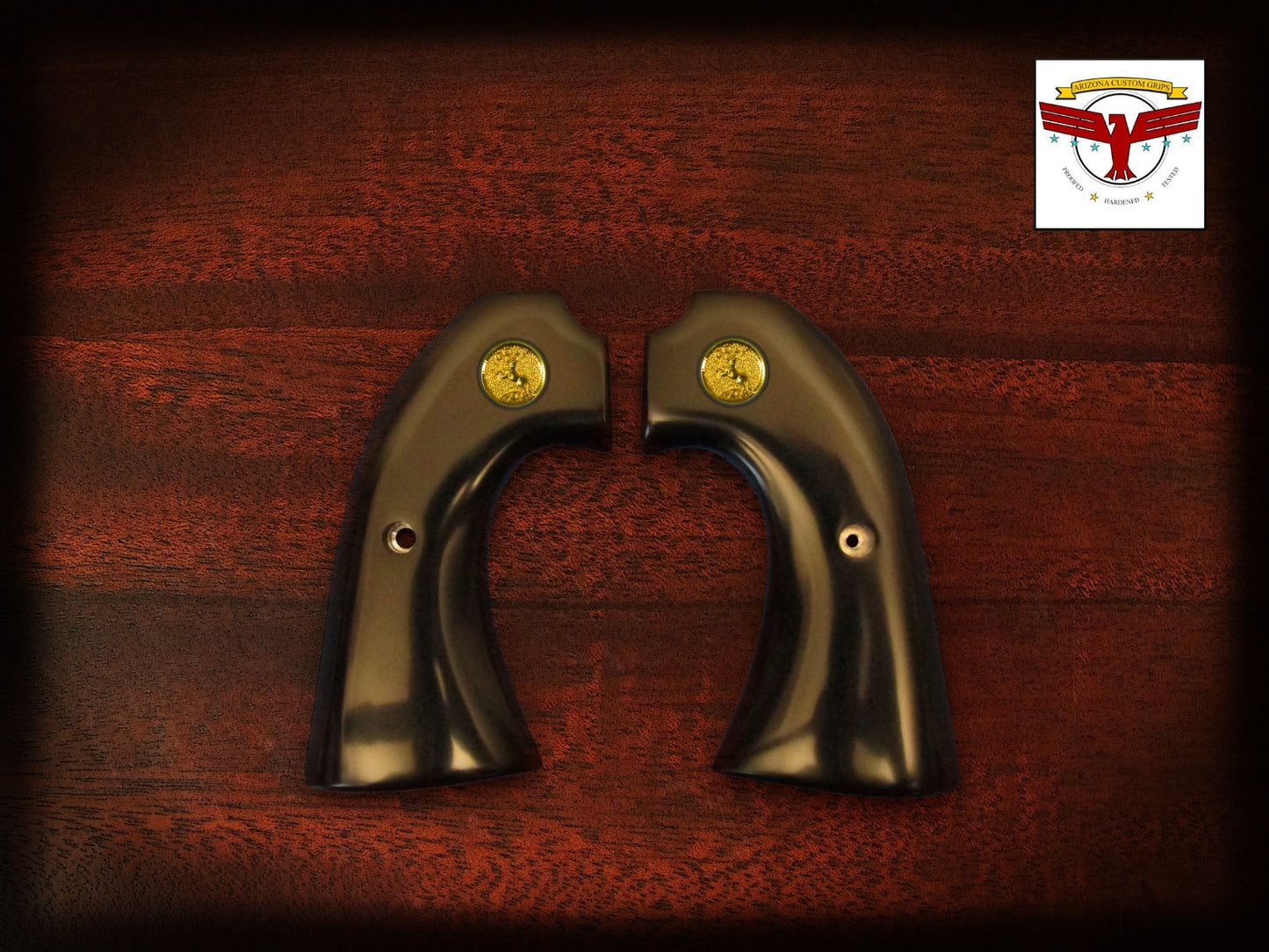 BERETTA STAMPEDE BISLEY GRIPS ~ MAGNA-TUSK™ BLACK IVORY SMOOTH