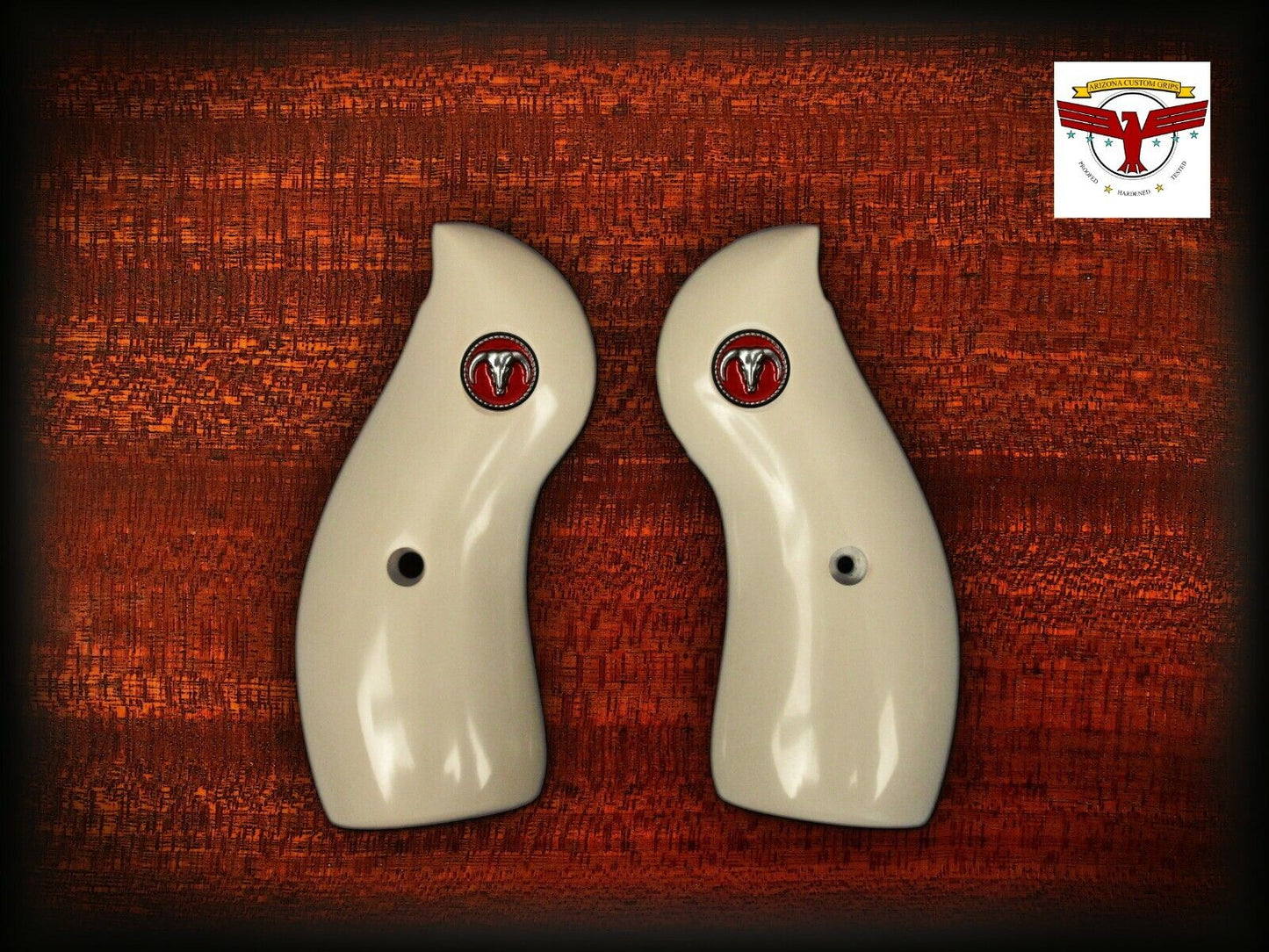 RUGER REDHAWK ROUND BUTT IVORY GRIPS ~ MAGNA-TUSK™ PREMIUM IVORY