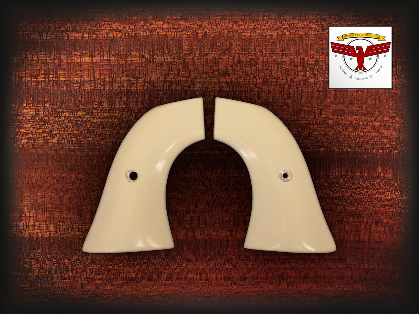 UBERTI 1862 POLICE / NAVY; 1849 POCKET; 1848 BABY DRAGOON GRIPS ~ 2P WHITE IVORY