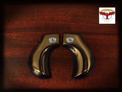 UBERTI / CIMARRON THUNDERER SAA MAGNA-TUSK™ GRIPS ~ 1P BLACK IVORY SMOOTH