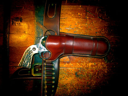 RUGER BISLEY BLACKHAWK, NEW VAQUERO, & SINGLE SIX GRIPS ~ B-Western Stag Grips