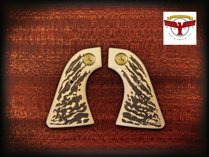 HERTER’S POWERMAG MAGNA-TUSK™ GRIPS ~ WHITE STAG