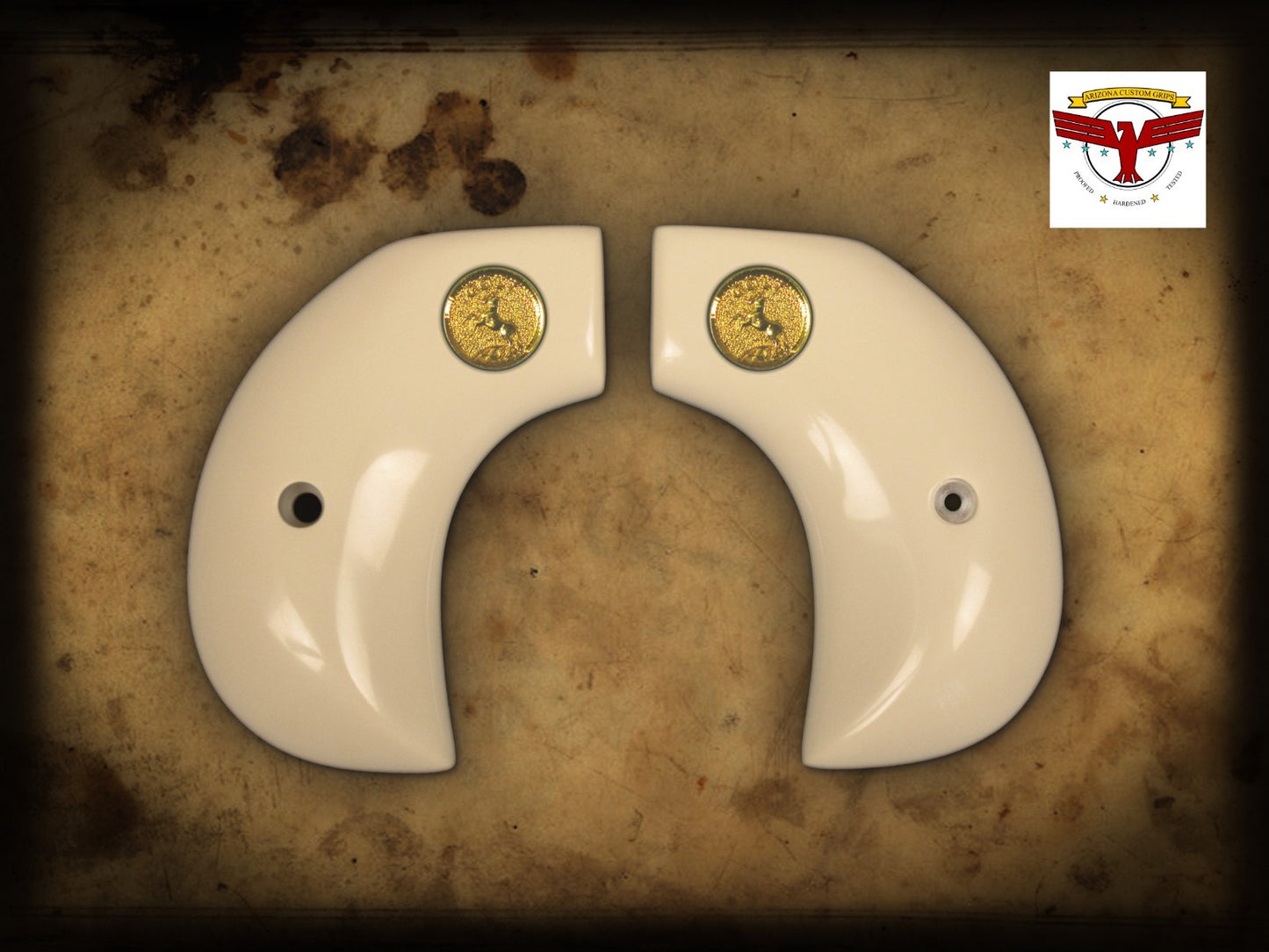 PIETTA BIRDSHEAD MAGNA-TUSK™ GRIPS, Taylors & Co. 1873 ~ WHITE IVORY