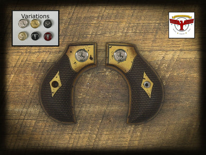 PIETTA THUNDERBALL GRIPS; El Malo 2; 1851 1860 Yank / Navy / Army Snubnose ADI C
