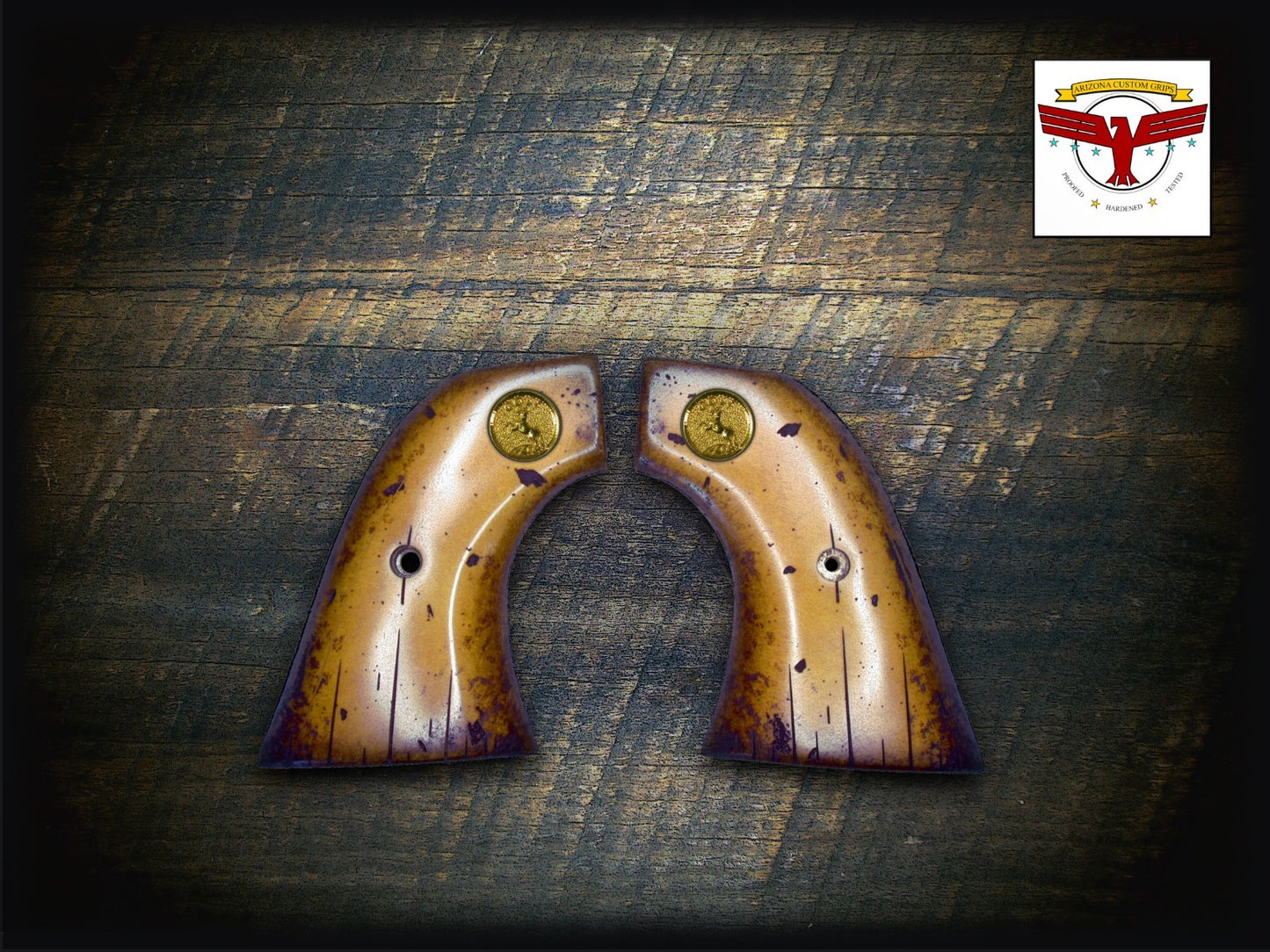 TAURUS DEPUTY SAA MAGNA-TUSK™ GRIPS ~ 2P AGED DISTRESSED IVORY