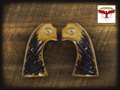 BERETTA STAMPEDE BISLEY GRIPS ~ MAGNA-TUSK™ AGED STAG