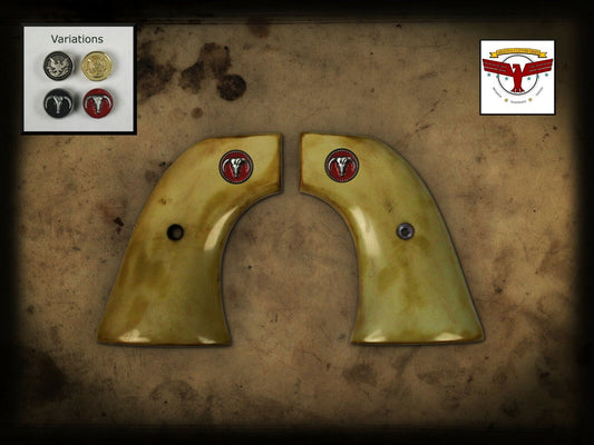 VIRGINIAN DRAGOON (INTERARMS) MAGNA-TUSK™ AGED IVORY GRIPS