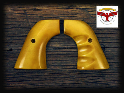 RUGER BLACKHAWK, VAQUERO, SINGLE SIX, SBH Rnd ~ Magna-Tusk JOHN WAYNE AGED GRIPS
