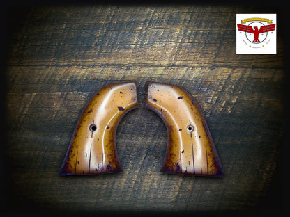 TAURUS DEPUTY SAA MAGNA-TUSK™ GRIPS ~ 2P AGED DISTRESSED IVORY