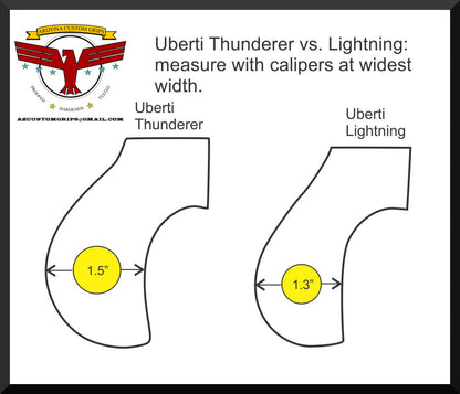 CIMARRON / UBERTI LIGHTNING MAGNA-TUSK™ 1P AGED IVORY GRIPS