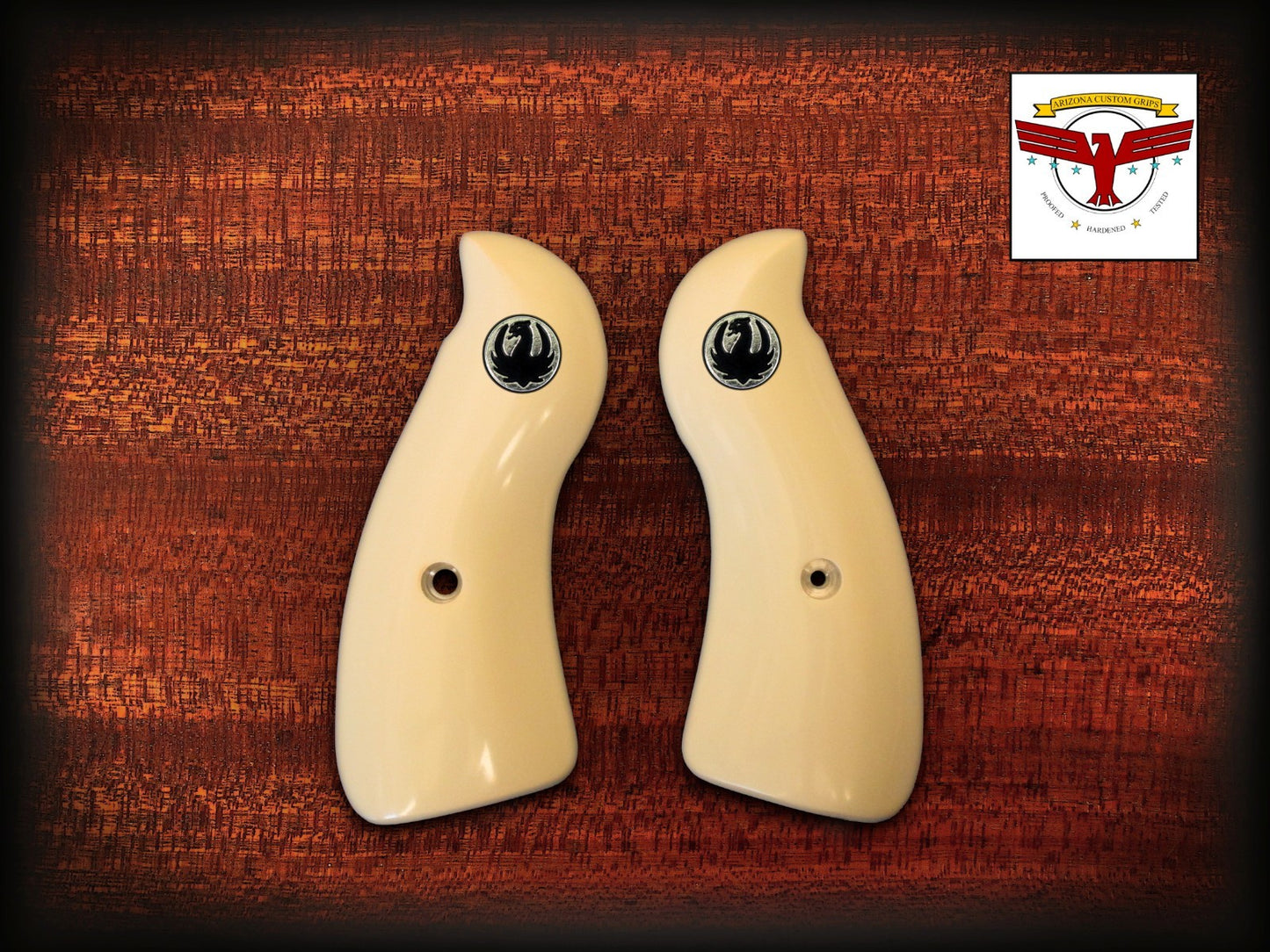 RUGER SPEED-SIX 6 Magna-Tusk™~ PREMIUM WHITE IVORY GRIPS