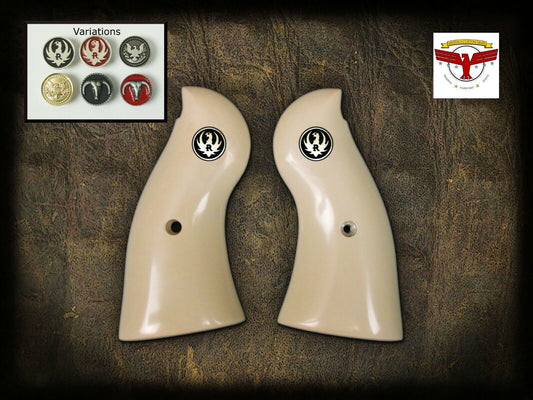 RUGER REDHAWK SQUARE BUTT IVORY GRIPS ~ MAGNA-TUSK™ PREMIUM IVORY