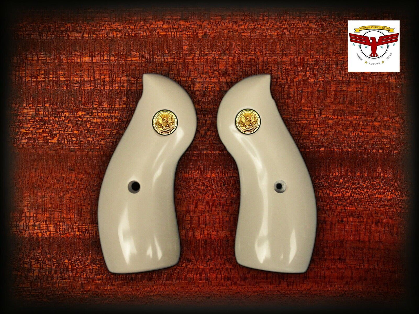 RUGER REDHAWK ROUND BUTT IVORY GRIPS ~ MAGNA-TUSK™ PREMIUM IVORY