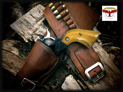 RUGER BLACKHAWK, VAQUERO, SINGLE SIX, SBH Rnd ~ Magna-Tusk™ AGED IVORY GRIPS