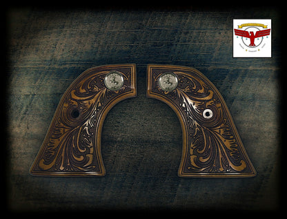 EAA BOUNTY HUNTER GRIPS ~ MAGNA-TUSK™ AGED FLORAL