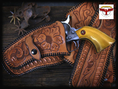 UBERTI 1P SAA AGED IVORY GRIPS ~ Cimarron EMF Taylor’s & Co. Cattleman, Evil Roy