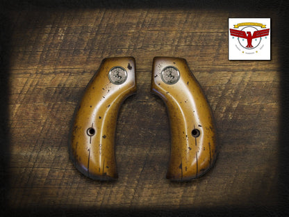 HENRY BIG BOY or GOLDEN BOY BIRDSHEAD GRIPS ~ MAGNA-TUSK™ AGED DISTRESSED IVORY
