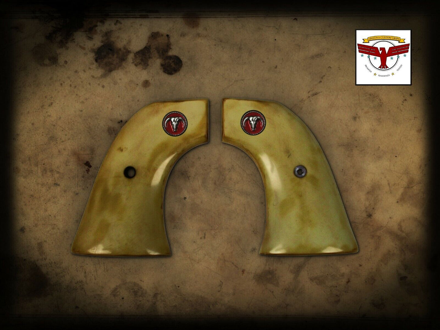 VIRGINIAN DRAGOON (INTERARMS) MAGNA-TUSK™ AGED IVORY GRIPS