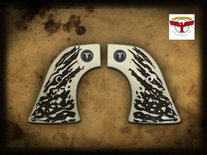 BERETTA STAMPEDE SAA GRIPS ~ MAGNA-TUSK™ WHITE STAG