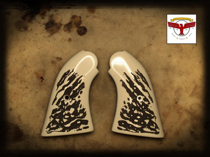 UBERTI 1858 REMINGTON GRIPS ~ MAGNA-TUSK™ SIMULATED WHITE STAG