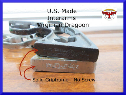 VIRGINIAN DRAGOON (INTERARMS) MAGNA-TUSK™ AGED DISTRESSED IVORY GRIPS