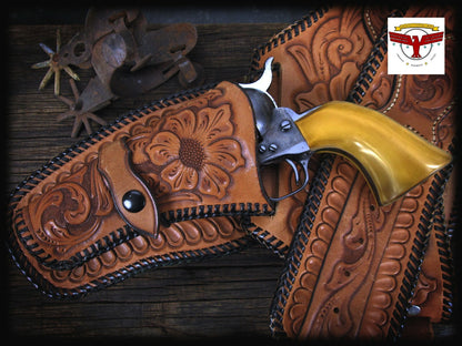 UBERTI 1P SAA AGED IVORY GRIPS ~ Cimarron EMF Taylor’s & Co. Cattleman, Evil Roy
