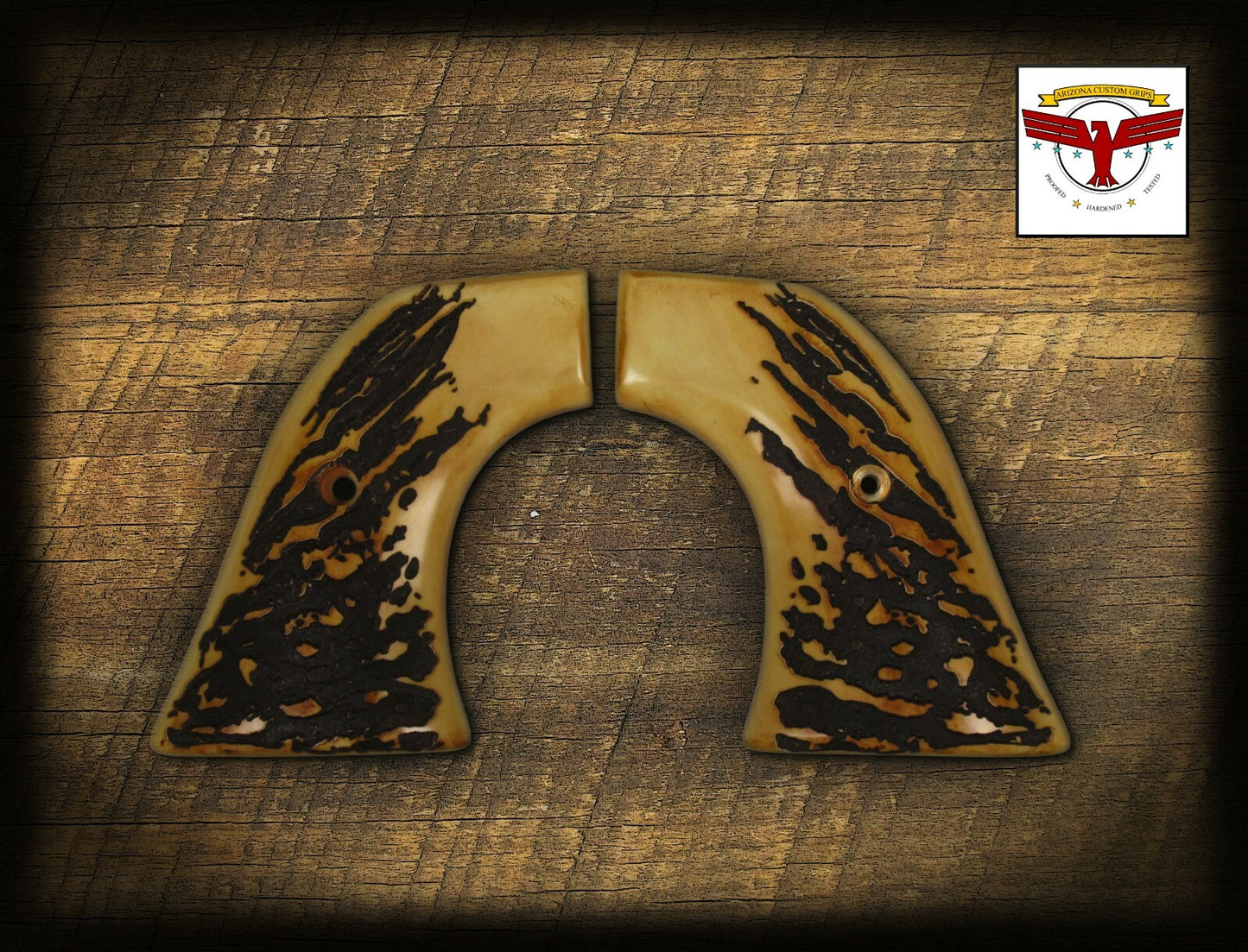 CHIAPPA SAA 1873-22 1873-17 KIMAR GRIPS ~ MAGNA-TUSK™ AGED STAG